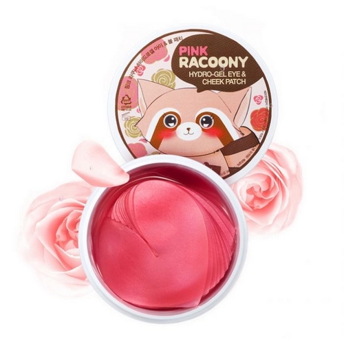 СК Racoony Патчи для глаз и скул гидрогелевые Pink Racoony Hydro-Gel Eye & Cheek Patch