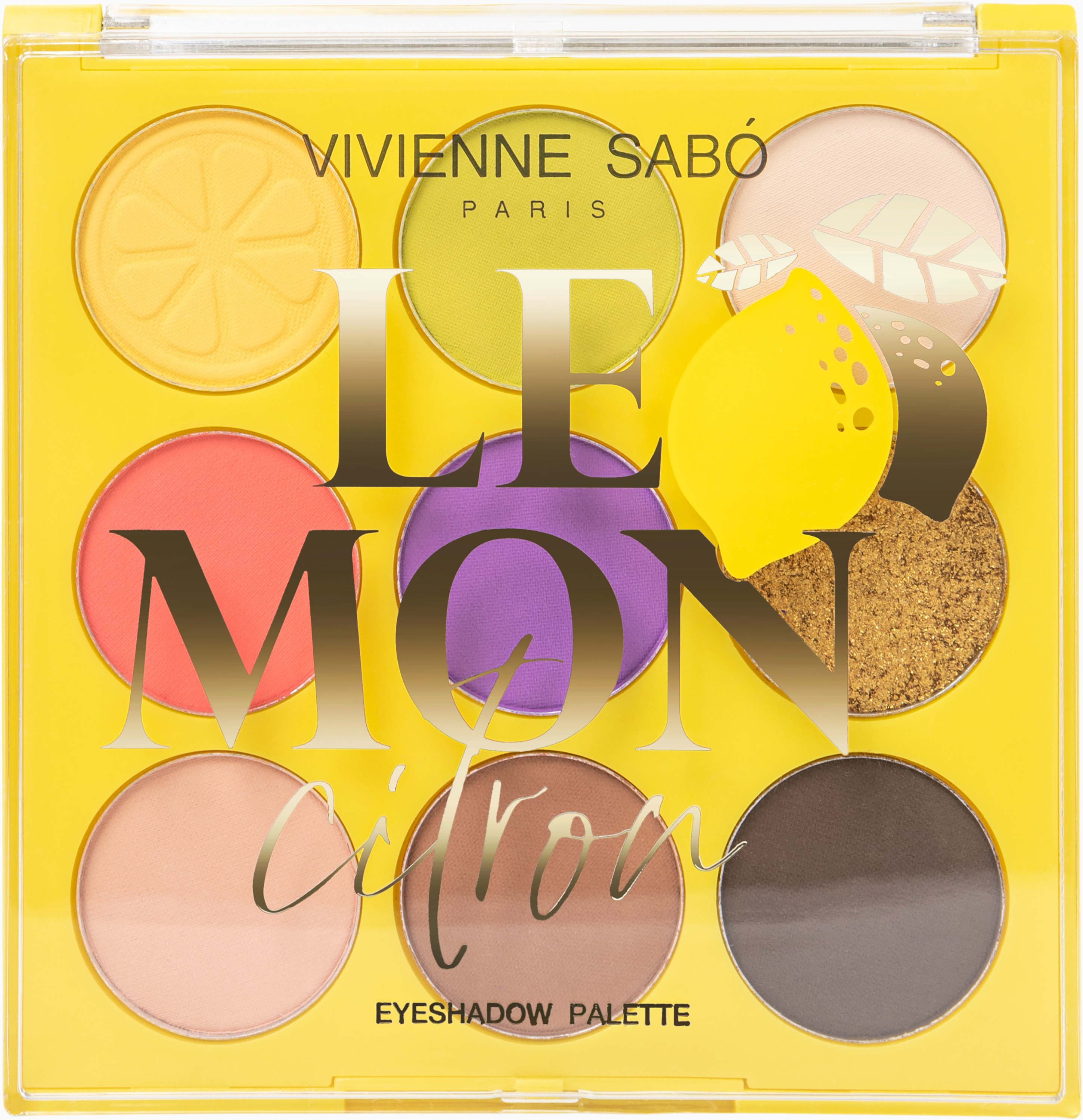 VIVIENNE SABO lemon citron палетка теней