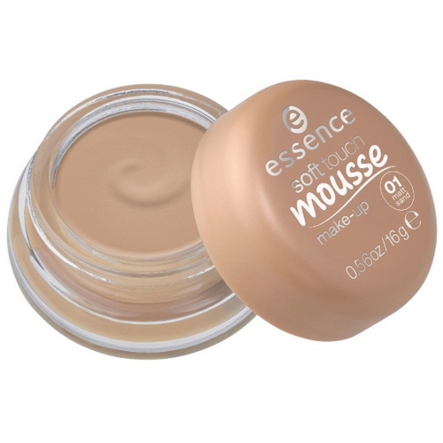 Essence Soft Touch Mousse Make-up тонирующий (16 г) - №01 Matt Sand Песок Мусс для лица