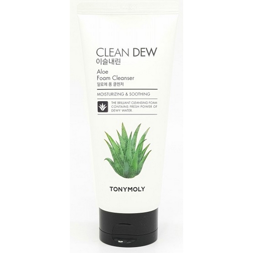 Tony Moly Clean Dew Aloe Foam Cleanser Пенка для умывания, 180 мл