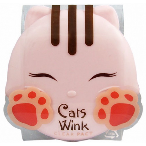 Tony Moly Cats Wink Clear Pact 02 Пудра для лица 11 гр.