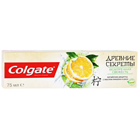 COLGATE древние секреты безупречная свежесть (лимон) зубная паста 