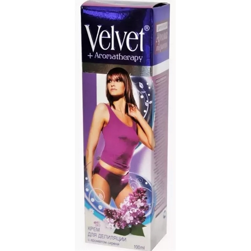 Velvet крем для депиляции ароматерапия с ароматом сирени 100 мл