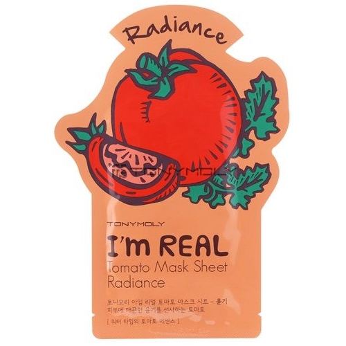 Tony Moly I'm Real Tomato Mask Sheet Тканевая маска с экстрактом томата 21 мл