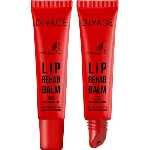 Divage Бальзам для губ Lip Rehab Balm с экстрактом папайи